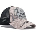 shapka-izvita-traker-siv-snapbek-13-skull-ot-ed-hardy