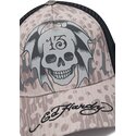 shapka-izvita-traker-siv-snapbek-13-skull-ot-ed-hardy