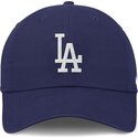 shapka-izvita-sinya-reguliruem-club-unstructured-organic-cotton-na-los-angeles-dodgers-mlb-ot-nike