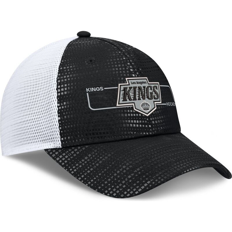 shapka-izvita-traker-cherna-snapbek-structured-meshback-na-los-angeles-kings-nhl-ot-fanatics