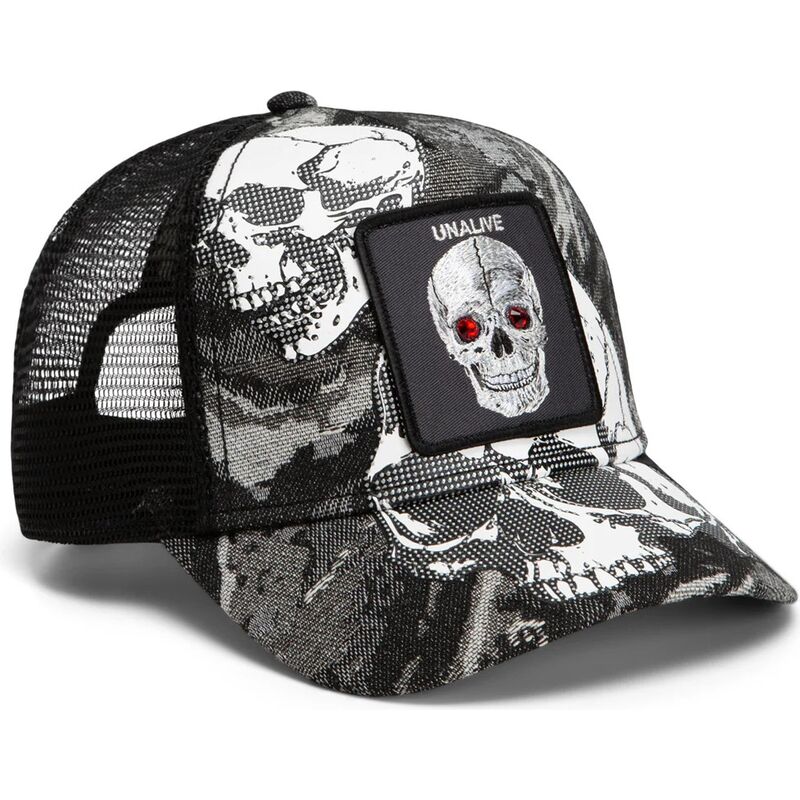 shapka-izvita-traker-cherna-snapbek-bone-head-unalive-the-farm-goorin-bros shapka-izvita-traker-cherna-snapbek-bone-head-unalive-the-farm-goorin-bros