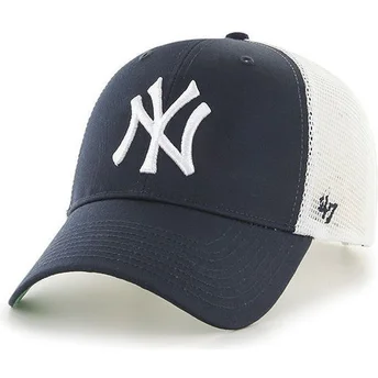 Шапка извита тракер тъмносин снапбек на New York Yankees MLB от 47 Brand