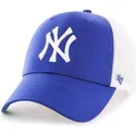 shapka-izvita-traker-sinya-snapbek-na-new-york-yankees-mlb-ot-47-brand