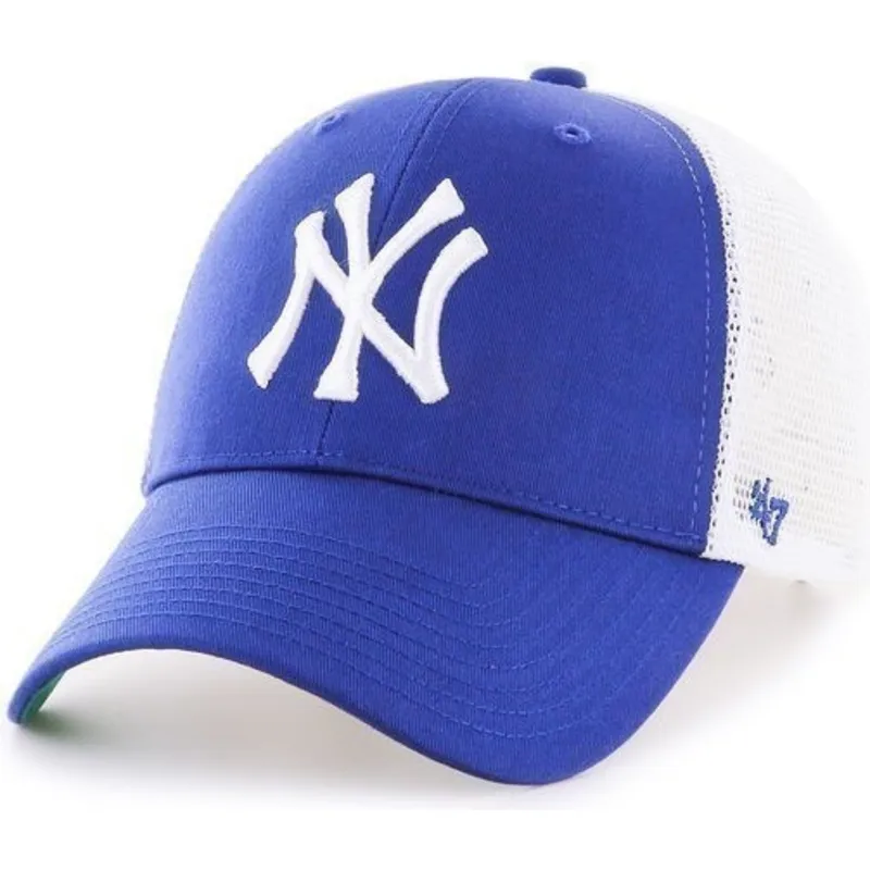 shapka-izvita-traker-sinya-snapbek-na-new-york-yankees-mlb-ot-47-brand