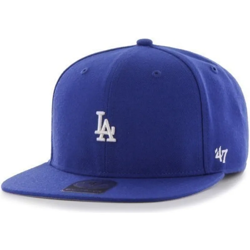 shapka-ploska-sinya-snapbek-na-los-angeles-dodgers-mlb-ot-47-brand