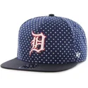 shapka-ploska-tmnosin-snapbek-estampado-cruces-na-detroit-tigers-mlb-ot-47-brand