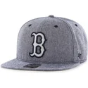 shapka-ploska-tmnosin-snapbek-tejido-vaquero-na-boston-red-sox-mlb-ot-47-brand
