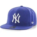 shapka-ploska-sinya-snapbek-na-new-york-yankees-mlb-ot-47-brand