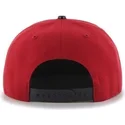 shapka-ploska-chervena-snapbek-brillante-na-new-york-yankees-mlb-ot-47-brand