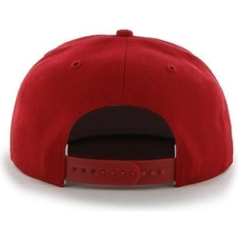 shapka-ploska-chervena-snapbek-lateral-na-washington-nationals-mlb-ot-47-brand