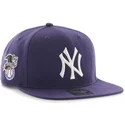 shapka-ploska-violetka-snapbek-lisa-lateral-na-new-york-yankees-mlb-ot-47-brand