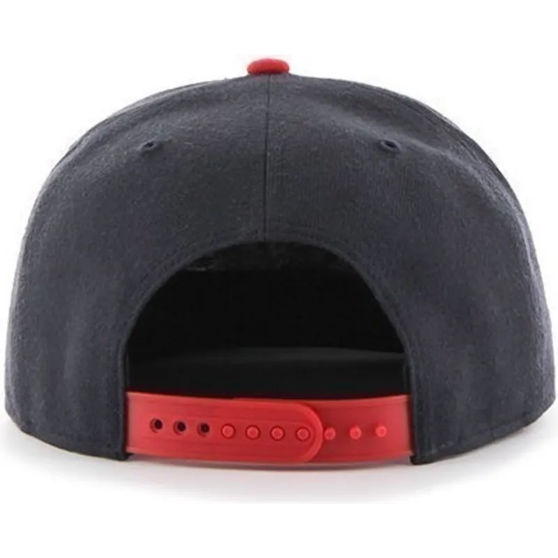 shapka-ploska-tmnosin-snapbek-na-boston-red-sox-mlb-ot-47-brand