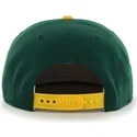 shapka-ploska-zelena-snapbek-lateral-na-oakland-athletics-mlb-ot-47-brand