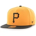 shapka-ploska-zhlt-snapbek-leteral-na-pittsburgh-pirates-mlb-ot-47-brand