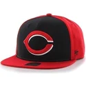 shapka-ploska-chervena-snapbek-lateral-na-cincinnati-reds-mlb-ot-47-brand