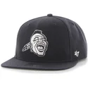 shapka-ploska-tmnosin-snapbek-lateral-na-atlanta-braves-mlb-ot-47-brand