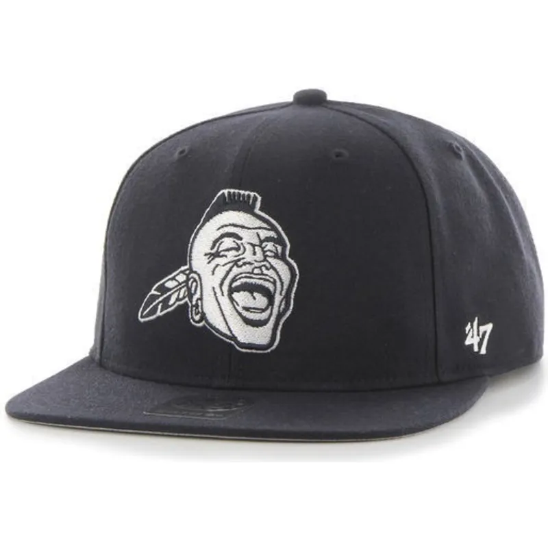 shapka-ploska-tmnosin-snapbek-lateral-na-atlanta-braves-mlb-ot-47-brand shapka-ploska-tmnosin-snapbek-lateral-na-atlanta-braves-mlb-ot-47-brand