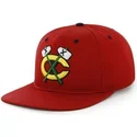 shapka-ploska-chervena-snapbek-na-chicago-blackhawks-nhl-ot-47-brand