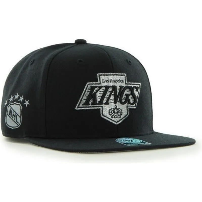 shapka-ploska-cherna-snapbek-lisa-na-los-angeles-kings-nhl-ot-47-brand shapka-ploska-cherna-snapbek-lisa-na-los-angeles-kings-nhl-ot-47-brand