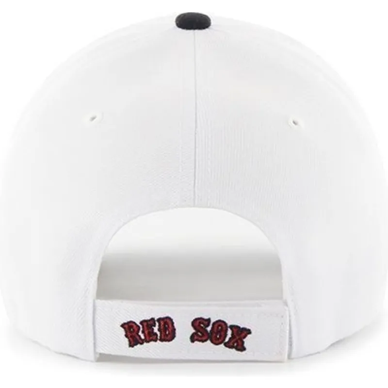 shapka-izvita-byala-reguliruem-na-boston-red-sox-mlb-ot-47-brand