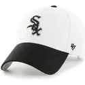 shapka-izvita-byala-reguliruem-na-chicago-white-sox-mlb-ot-47-brand