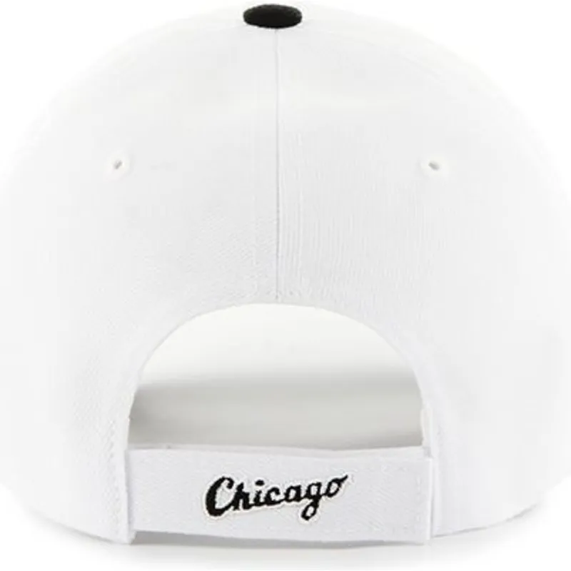 shapka-izvita-byala-reguliruem-na-chicago-white-sox-mlb-ot-47-brand