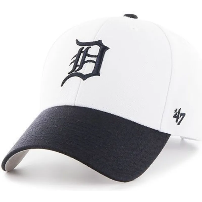 shapka-izvita-byala-reguliruem-na-detroit-tigers-mlb-ot-47-brand