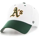 shapka-izvita-byala-reguliruem-na-oakland-athletics-mlb-ot-47-brand