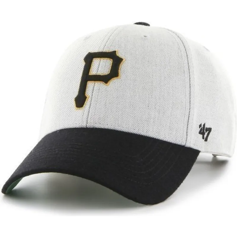 shapka-izvita-siv-reguliruem-na-pittsburgh-pirates-mlb-ot-47-brand