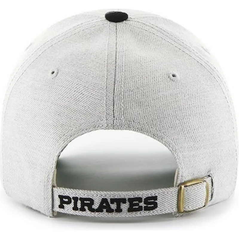 shapka-izvita-siv-reguliruem-na-pittsburgh-pirates-mlb-ot-47-brand