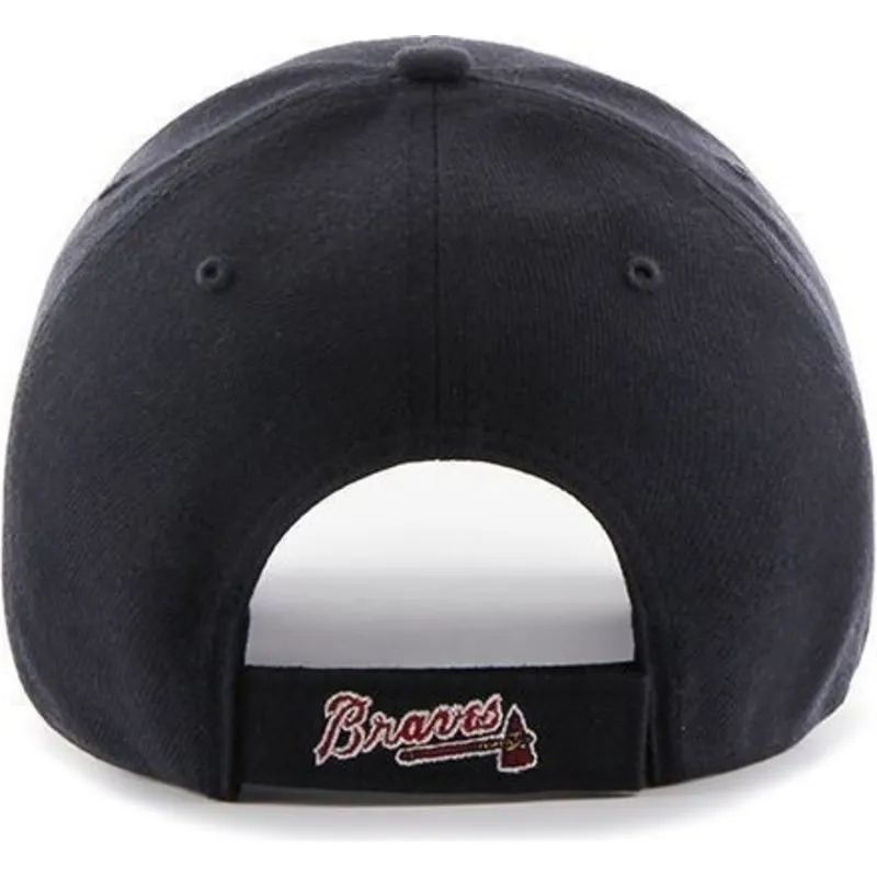 shapka-izvita-tmnosin-reguliruem-na-atlanta-braves-mlb-ot-47-brand