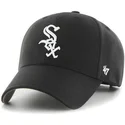 shapka-izvita-cherna-reguliruem-na-chicago-white-sox-mlb-ot-47-brand