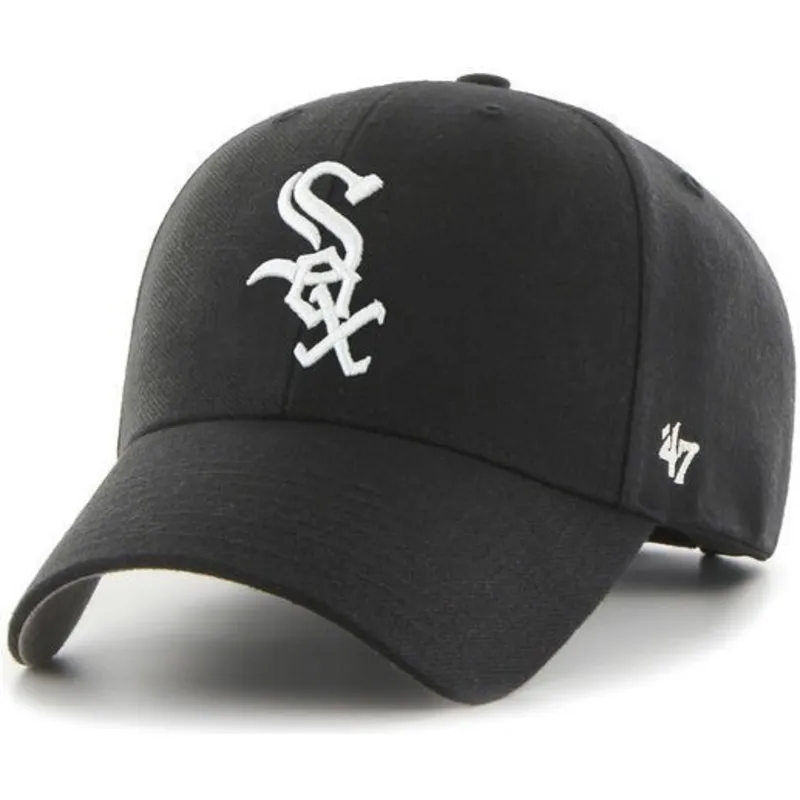 shapka-izvita-cherna-reguliruem-na-chicago-white-sox-mlb-ot-47-brand shapka-izvita-cherna-reguliruem-na-chicago-white-sox-mlb-ot-47-brand