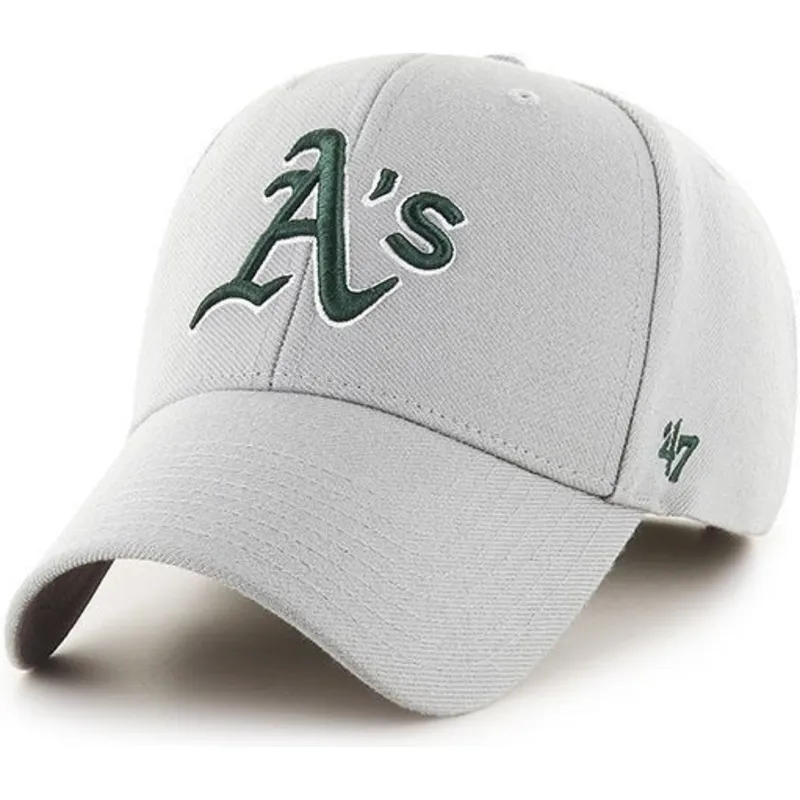 shapka-izvita-siv-reguliruem-na-oakland-athletics-mlb-ot-47-brand