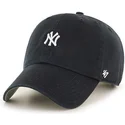 shapka-izvita-cherna-reguliruem-na-new-york-yankees-mlb-ot-47-brand