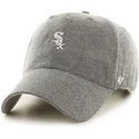 shapka-izvita-siv-reguliruem-na-chicago-white-sox-mlb-ot-47-brand