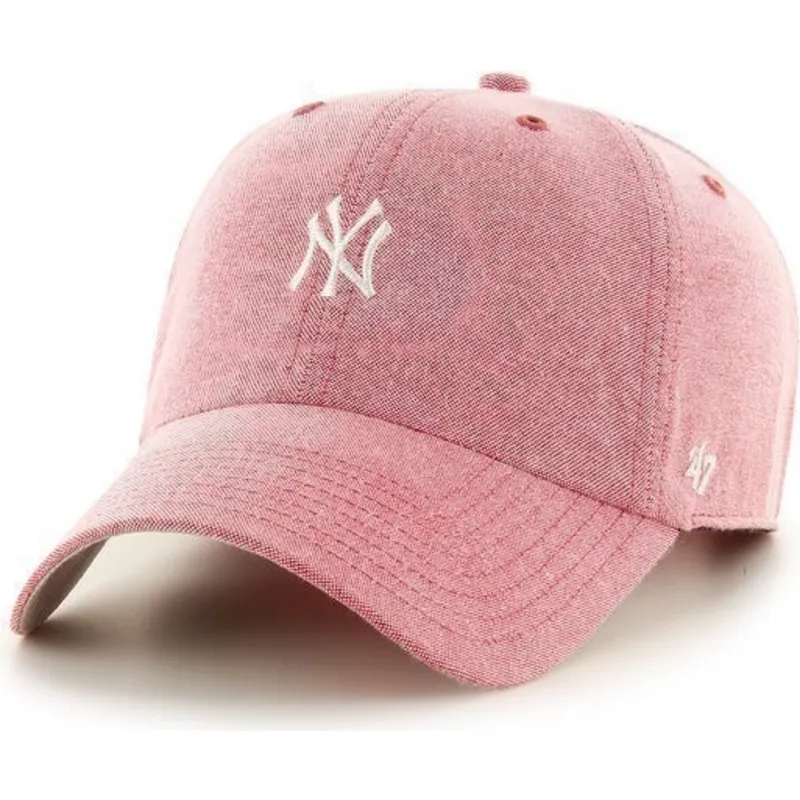 shapka-izvita-roza-reguliruem-na-new-york-yankees-mlb-ot-47-brand