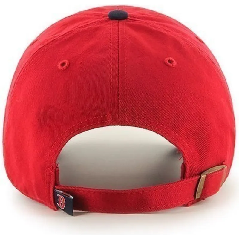 shapka-izvita-chervena-reguliruem-na-boston-red-sox-mlb-ot-47-brand
