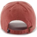shapka-s-izvita-kozirka-chervena-s-golyamo-predno-logo-na-mlb-new-york-yankees-ot-47-brand