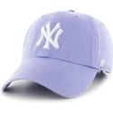 shapka-izvita-violetka-reguliruem-na-new-york-yankees-mlb-ot-47-brand