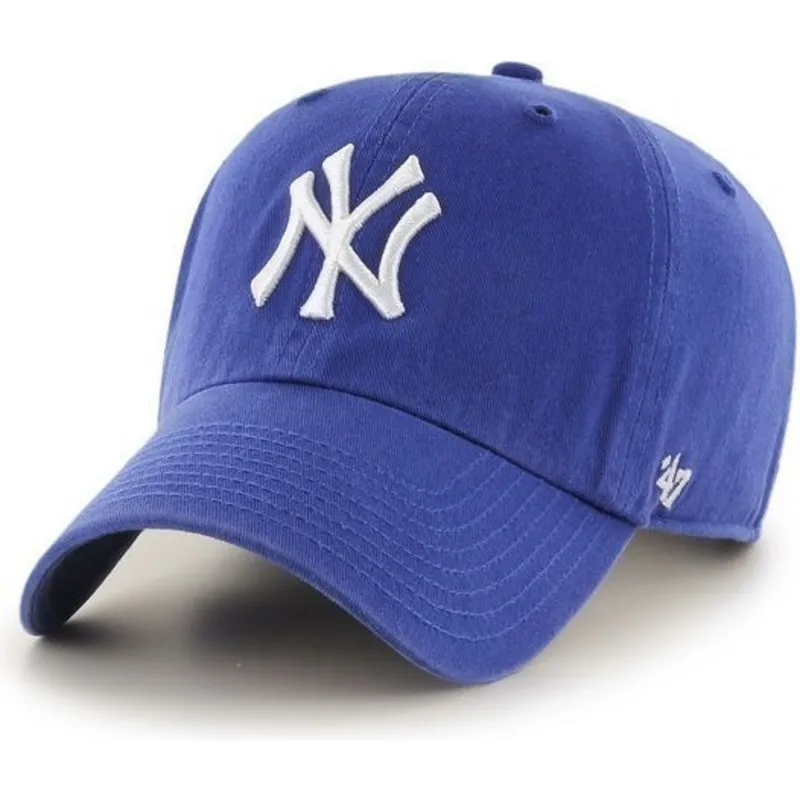 shapka-izvita-sinya-reguliruem-na-new-york-yankees-mlb-ot-47-brand