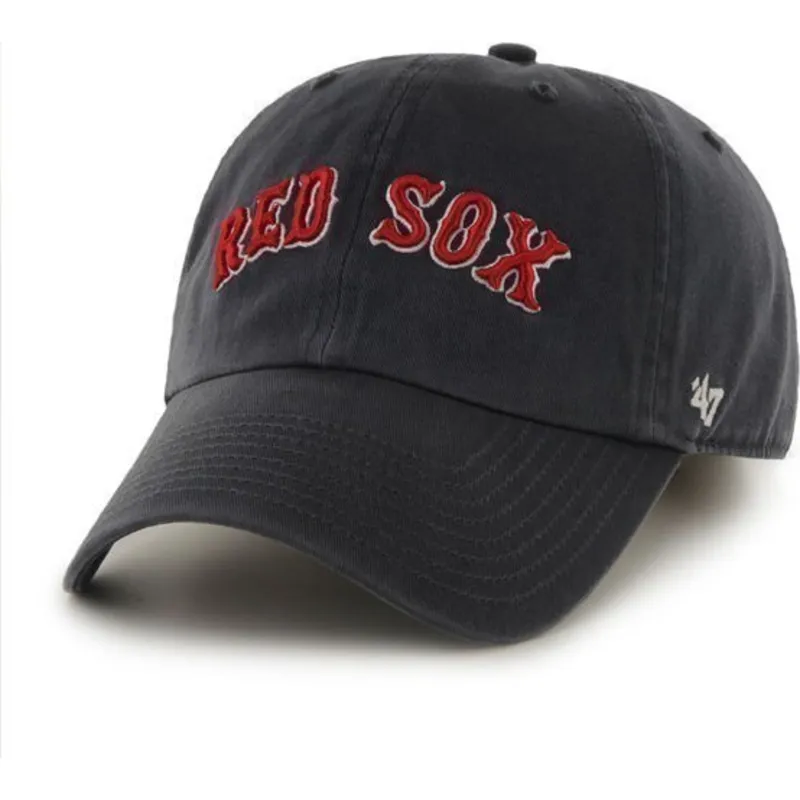 shapka-izvita-tmnosin-reguliruem-nombre-na-boston-red-sox-mlb-ot-47-brand