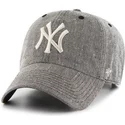 shapka-izvita-cherna-reguliruem-na-new-york-yankees-mlb-ot-47-brand