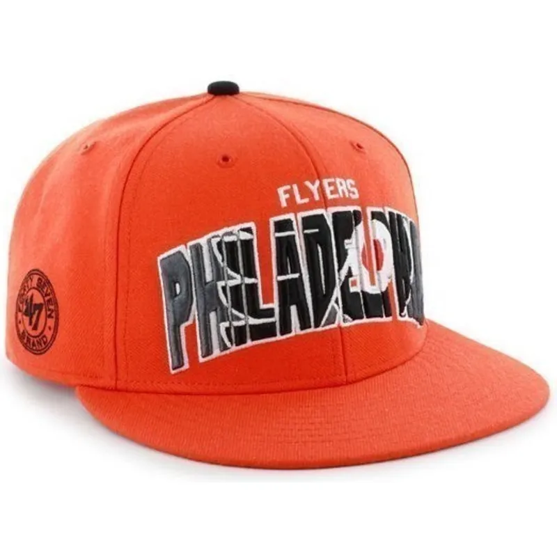 shapka-ploska-oranzhev-snapbek-na-philadelphia-flyers-nhl-ot-47-brand