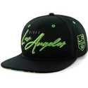 shapka-ploska-cherna-snapbek-na-los-angeles-kings-nhl-ot-47-brand