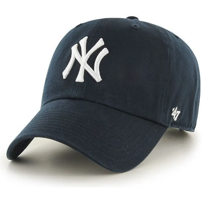 shapka-izvita-tmnosin-reguliruema-za-deca-na-new-york-yankees-mlb-ot-47-brand