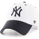 shapka-izvita-byala-reguliruem-na-new-york-yankees-mlb-ot-47-brand