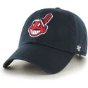 shapka-izvita-tmnosin-reguliruem-na-cleveland-indians-mlb-ot-47-brand
