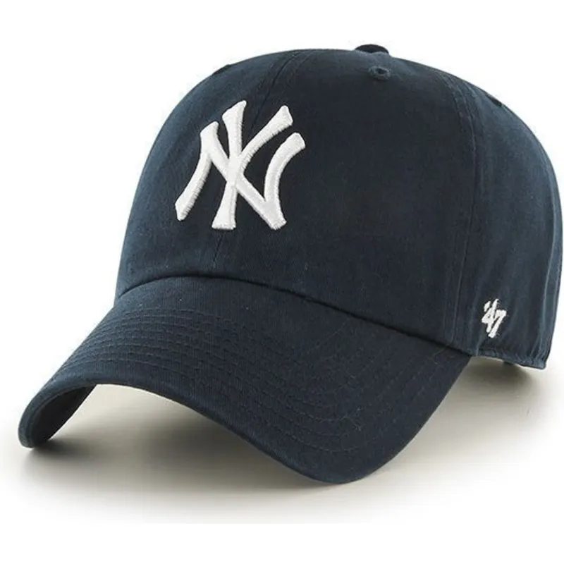 shapka-izvita-tmnosin-reguliruem-na-new-york-yankees-mlb-ot-47-brand