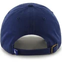 blaue-gebogene-kappe-mit-los-angeles-dodgers-mlb-logo-von-47-brand-clean-up